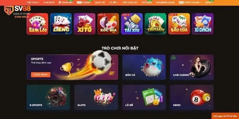 Sv88 - Các Trò Chơi Cá Cược Hấp Dẫn